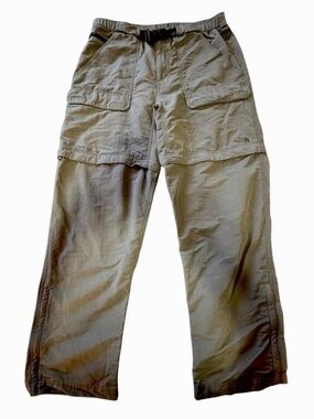 The North Face charcoal convertible cargo hiking pants